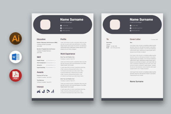 Download MS Word Resume and Cover Letter Template - Resume and cover letter template Collection