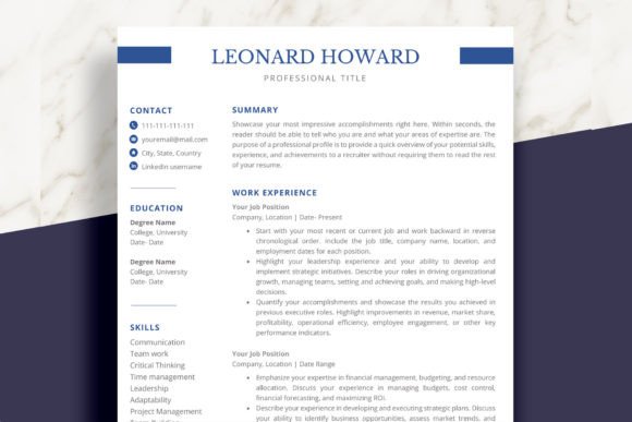 Download Professional Resume Template | Word CV - Resume template Collection