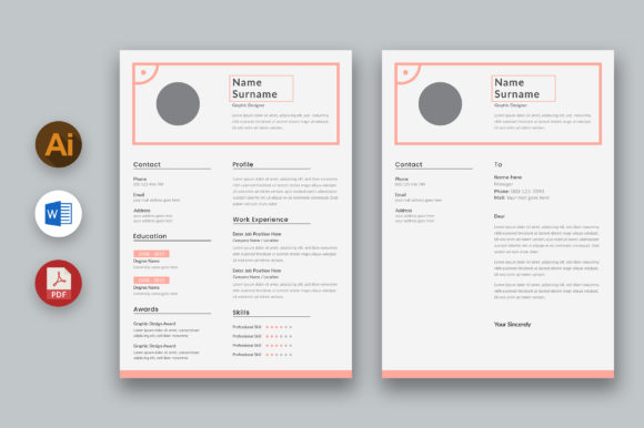 Download MS Word Resume and Cover Letter Template - Resume and cover letter template Collection