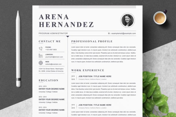 Download Professional Resume Template with Photo - Resume template with photo Collection