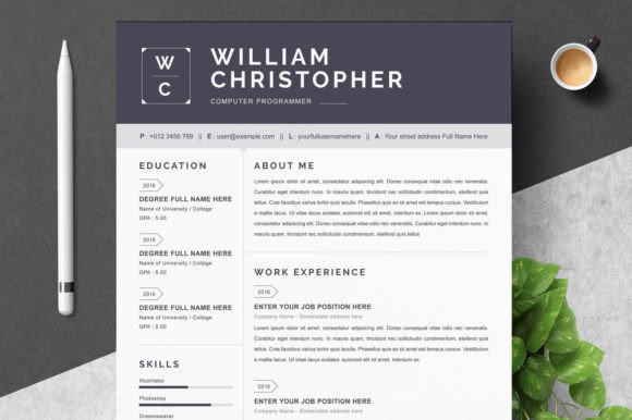 Download Resume Template Word | CV Template - Cv template Collection