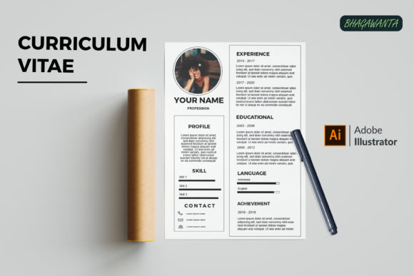 Download CV Resume Template #455 - Resume template Collection